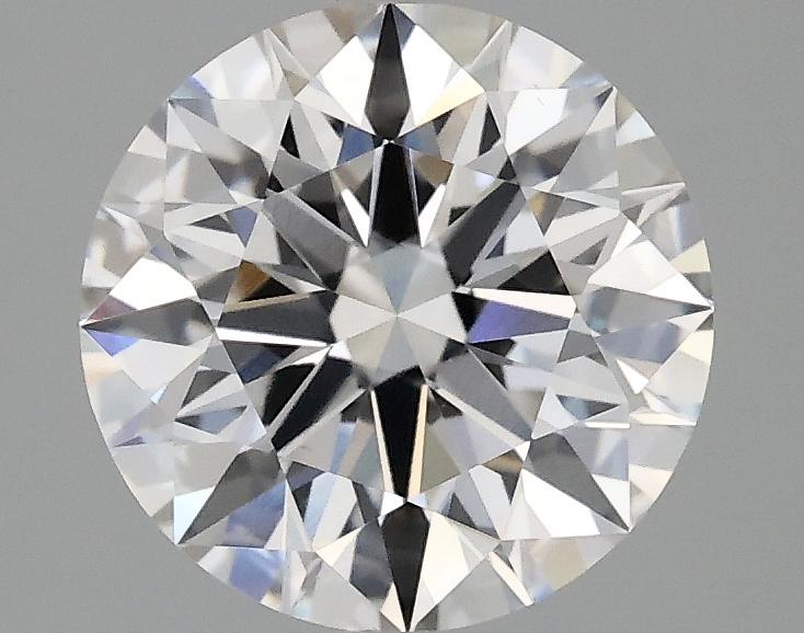 2.08 Carat Round Shaped Ideal Cut VVS2 IGI Certified Lab Grown Diamond