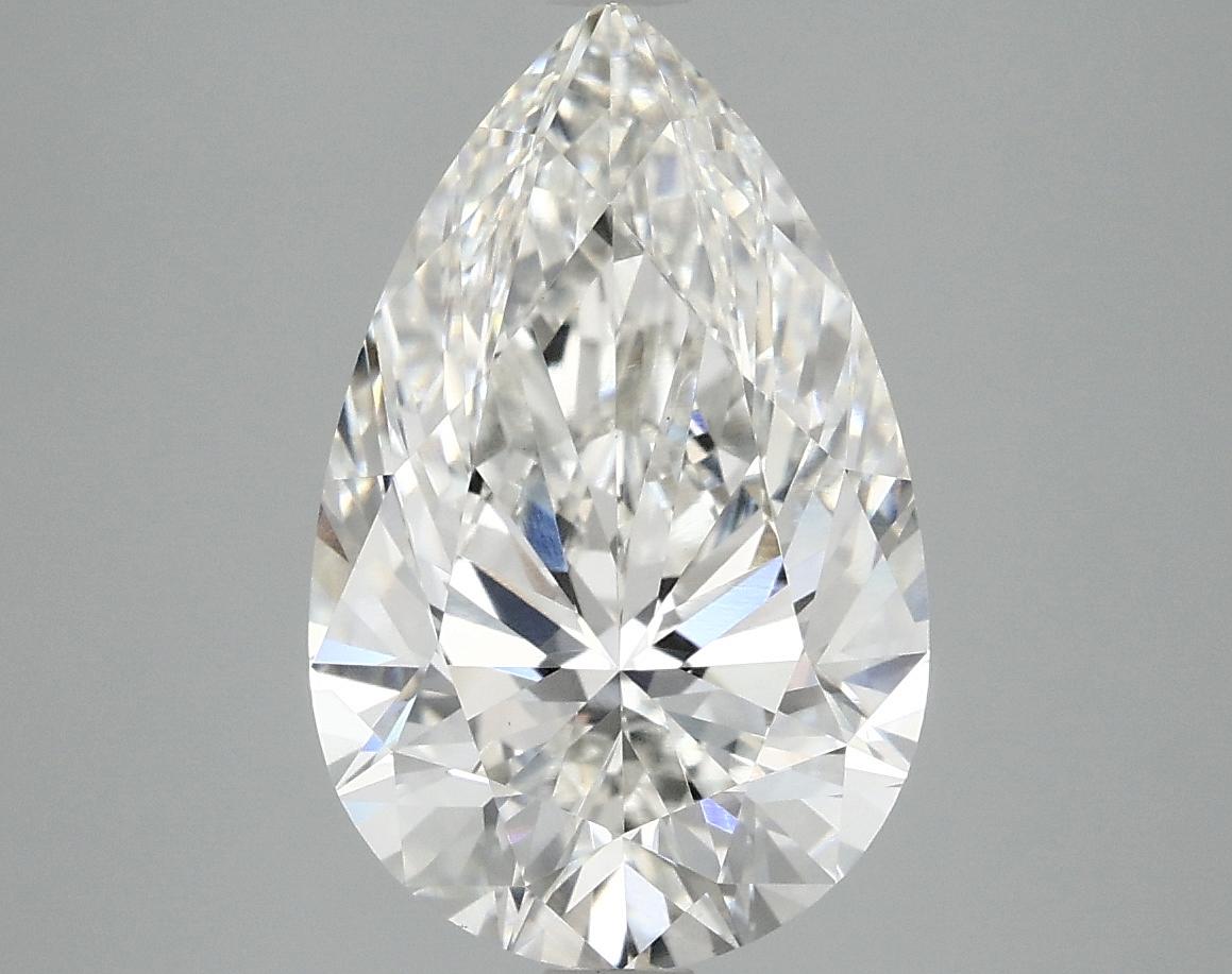 4.0 Carat Pear Shaped Ideal Cut VVS2 IGI Certified Lab Grown Diamond