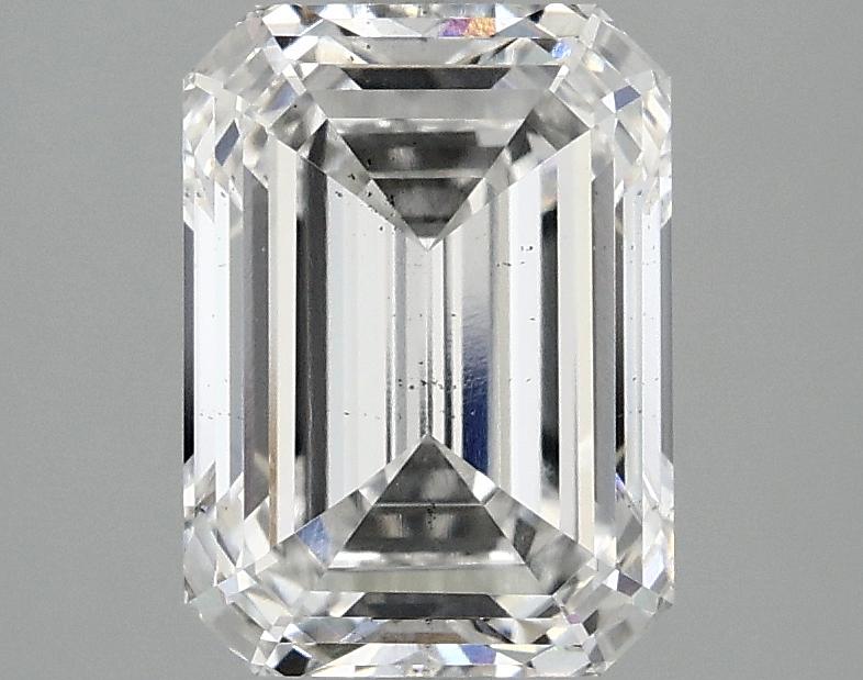 2.54 Carat Emerald Shaped Excellent Cut SI1 IGI Certified Lab Grown Diamond