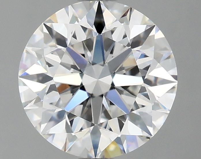 2.07 Carat Round Shaped Excellent Cut VVS2 IGI Certified Lab Grown Diamond