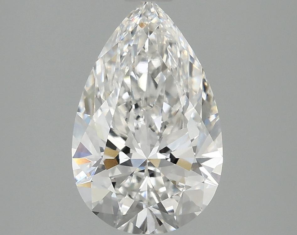 2.06 Carat Pear Shaped Ideal Cut VVS2 IGI Certified Lab Grown Diamond