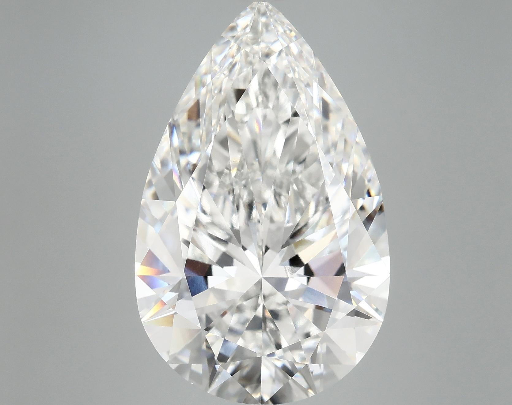 10.01 Carat Pear Shaped Ideal Cut VVS2 IGI Certified Lab Grown Diamond