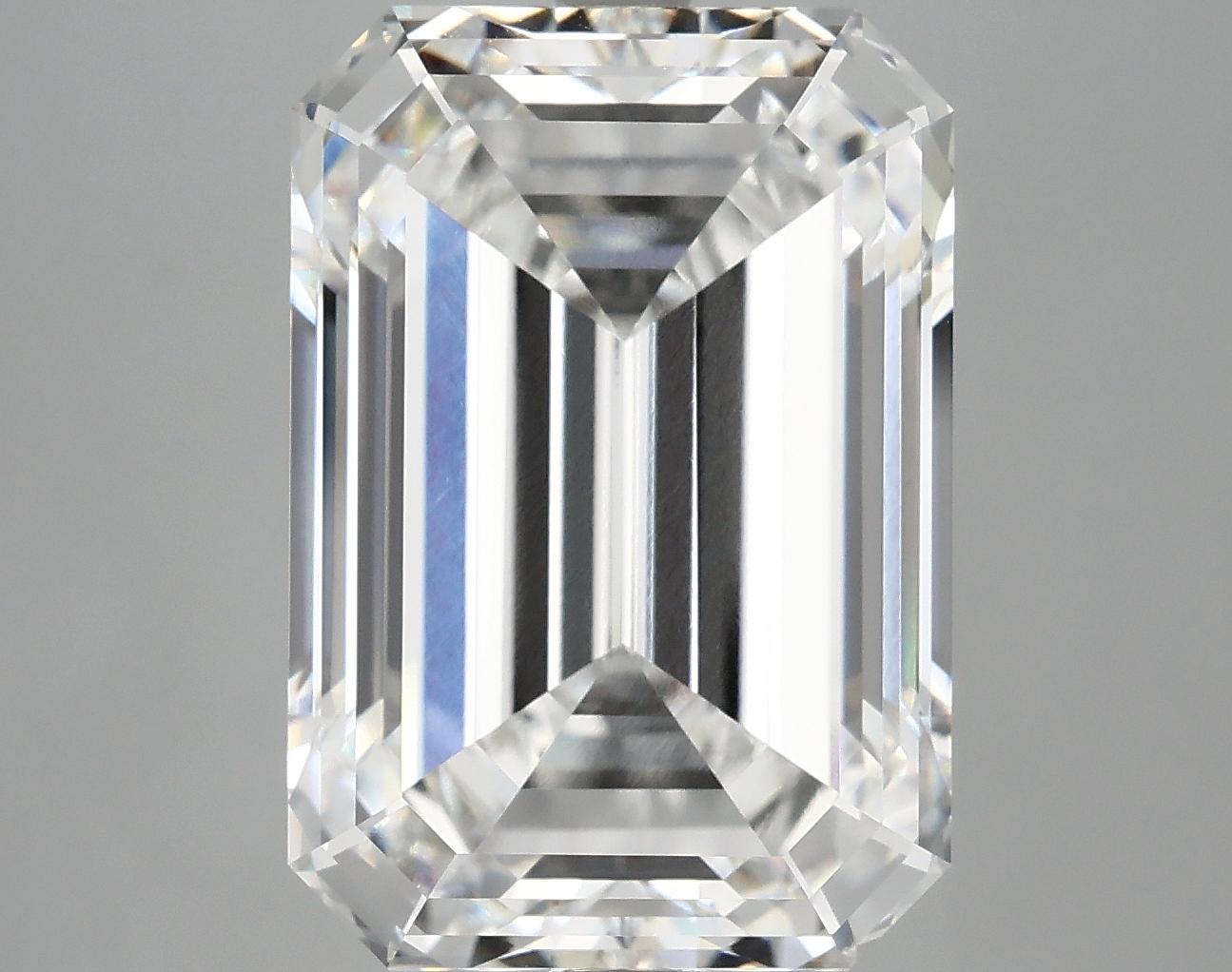 10.46 Carat Emerald Shaped Ideal Cut VVS2 IGI Certified Lab Grown Diamond