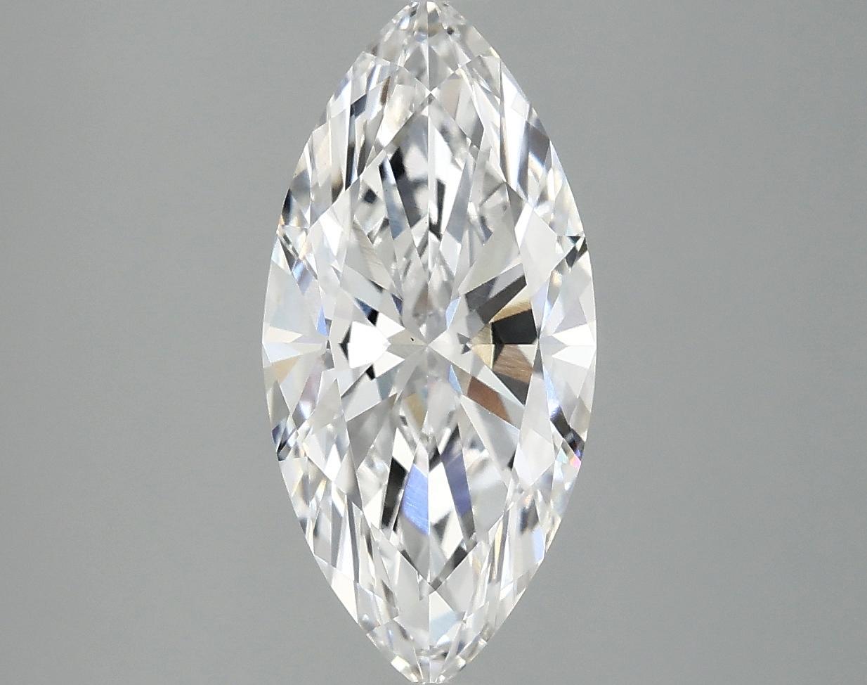 2.43 Carat Marquise Shaped Excellent Cut VS1 IGI Certified Lab Grown Diamond