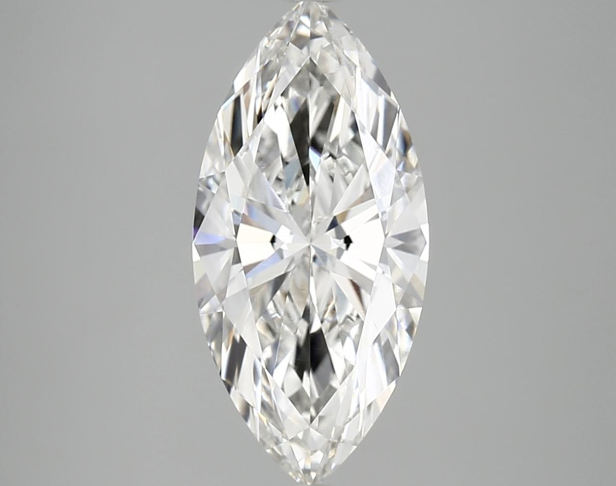 3.01 Carat Marquise Shaped Excellent Cut VVS2 IGI Certified Lab Grown Diamond
