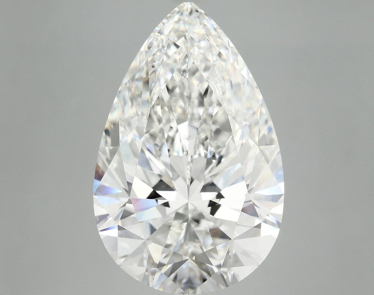 10.4 Carat Pear Shaped Ideal Cut VVS2 IGI Certified Lab Grown Diamond