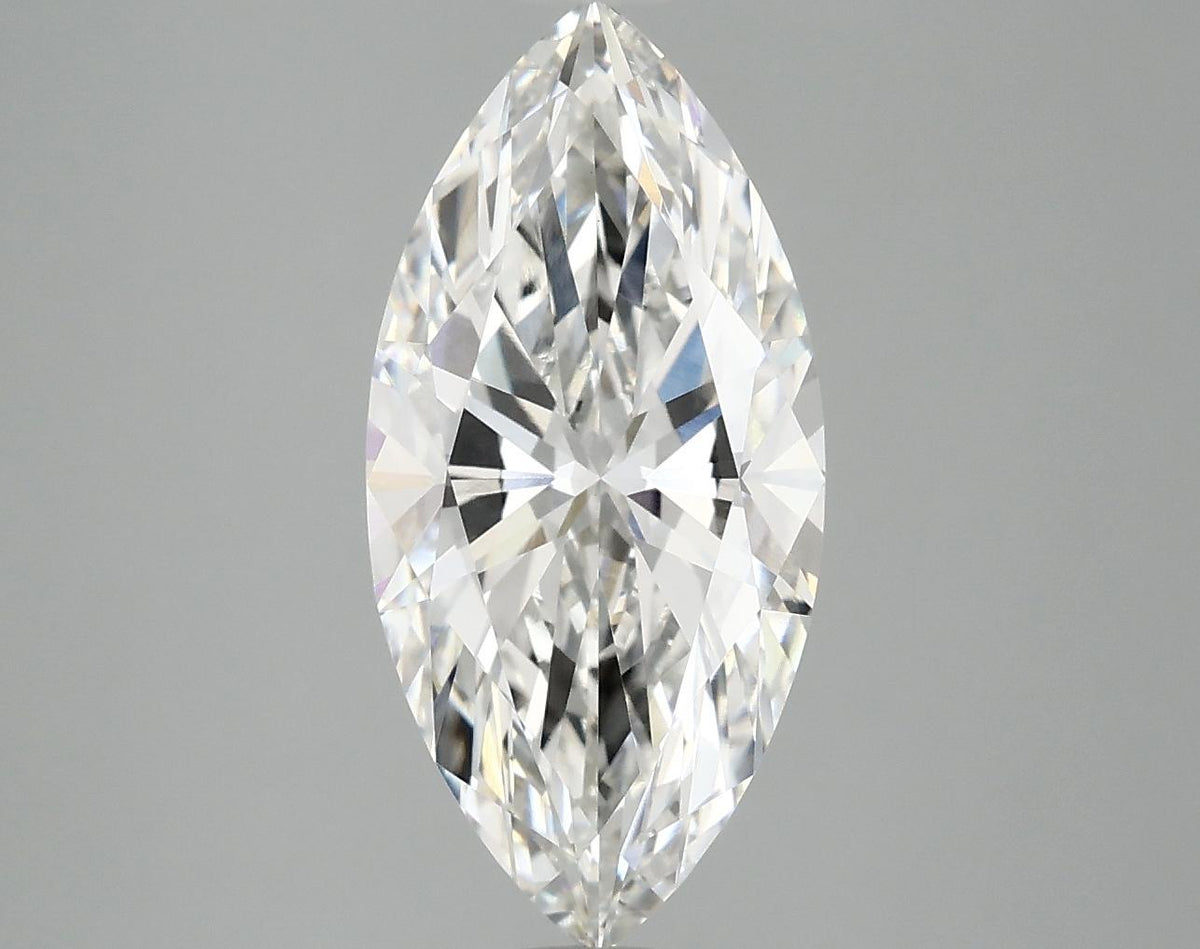 3.03 Carat Marquise Shaped Excellent Cut VVS2 IGI Certified Lab Grown Diamond