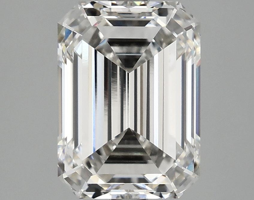 3.06 Carat Emerald Shaped Excellent Cut VVS2 IGI Certified Lab Grown Diamond