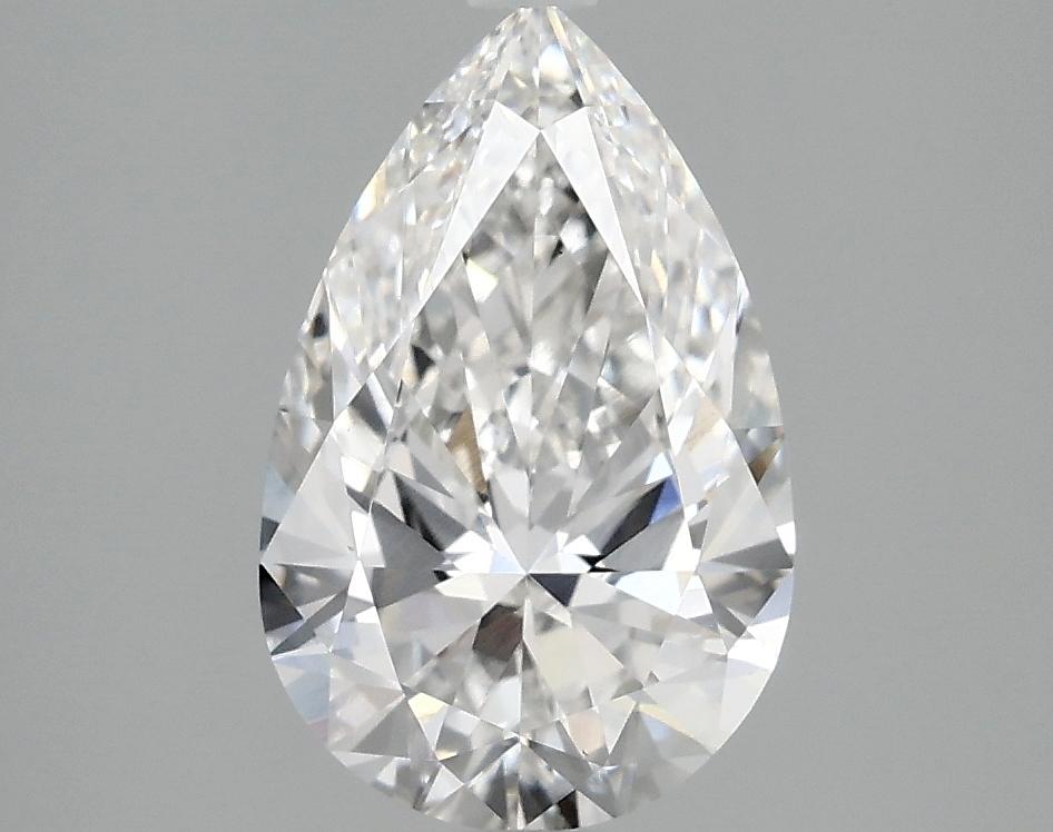 1.98 Carat Pear Shaped Ideal Cut VVS2 IGI Certified Lab Grown Diamond