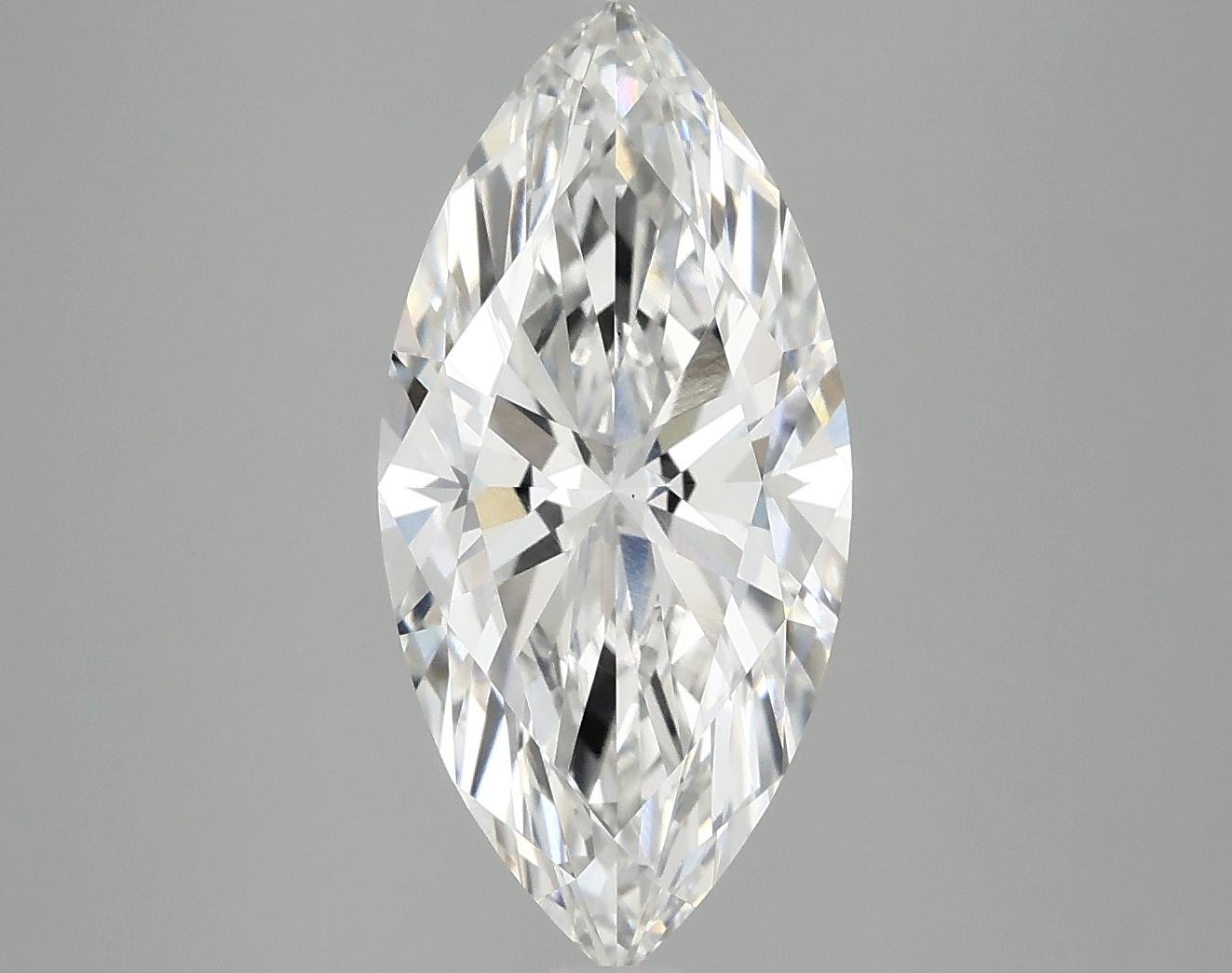 3.03 Carat Marquise Shaped Excellent Cut VS1 IGI Certified Lab Grown Diamond