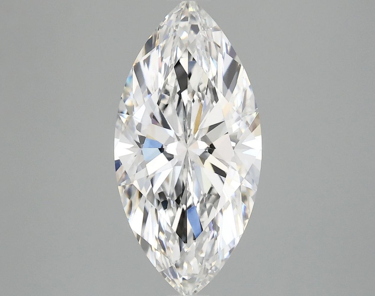 3.02 Carat Marquise Shaped Excellent Cut VVS2 IGI Certified Lab Grown Diamond