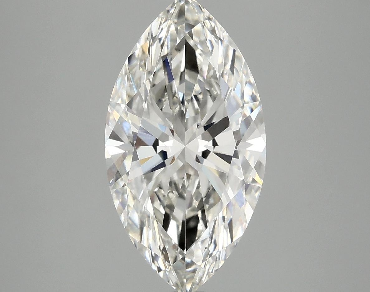 3.02 Carat Marquise Shaped Excellent Cut VVS2 IGI Certified Lab Grown Diamond