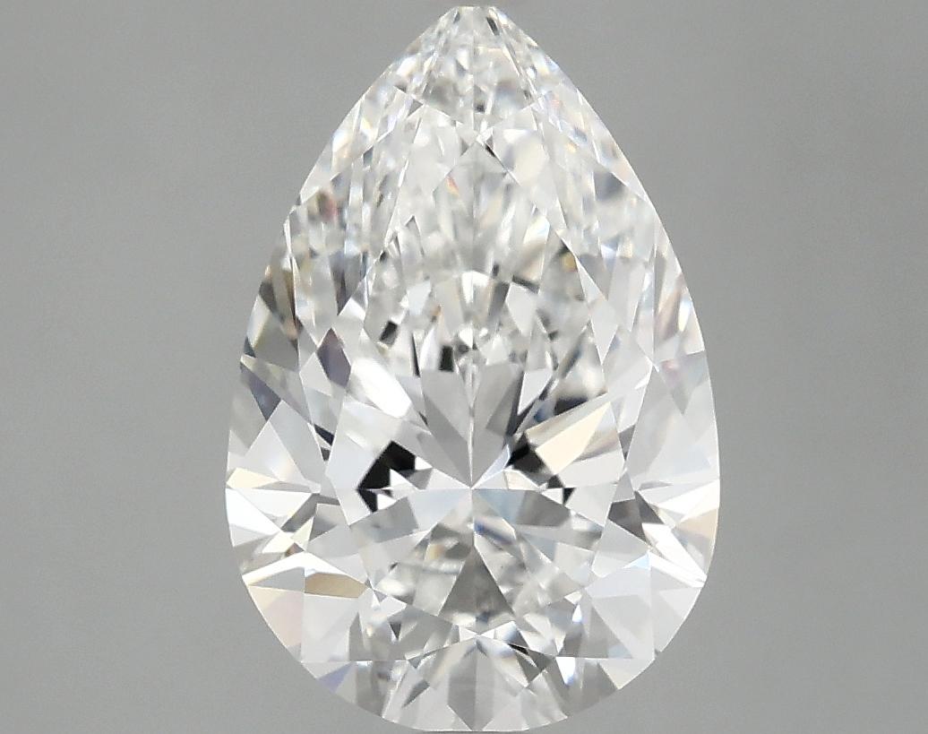 3.05 Carat Pear Shaped Excellent Cut VVS2 IGI Certified Lab Grown Diamond