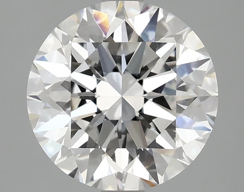 3.07 Carat Round Shaped Excellent Cut VVS2 IGI Certified Lab Grown Diamond