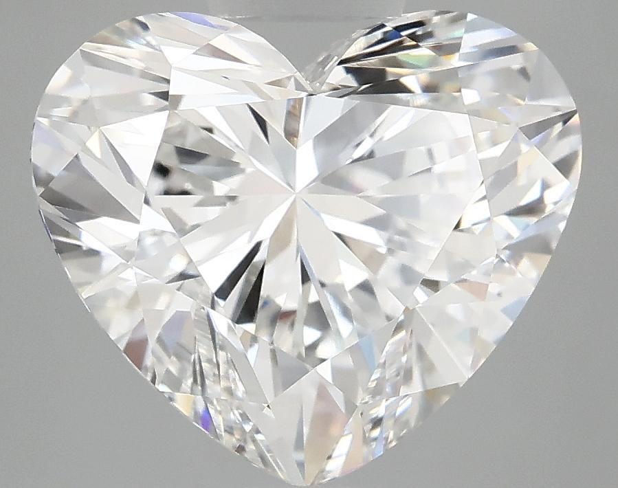 5.02 Carat Heart Shaped Ideal Cut VVS2 IGI Certified Lab Grown Diamond