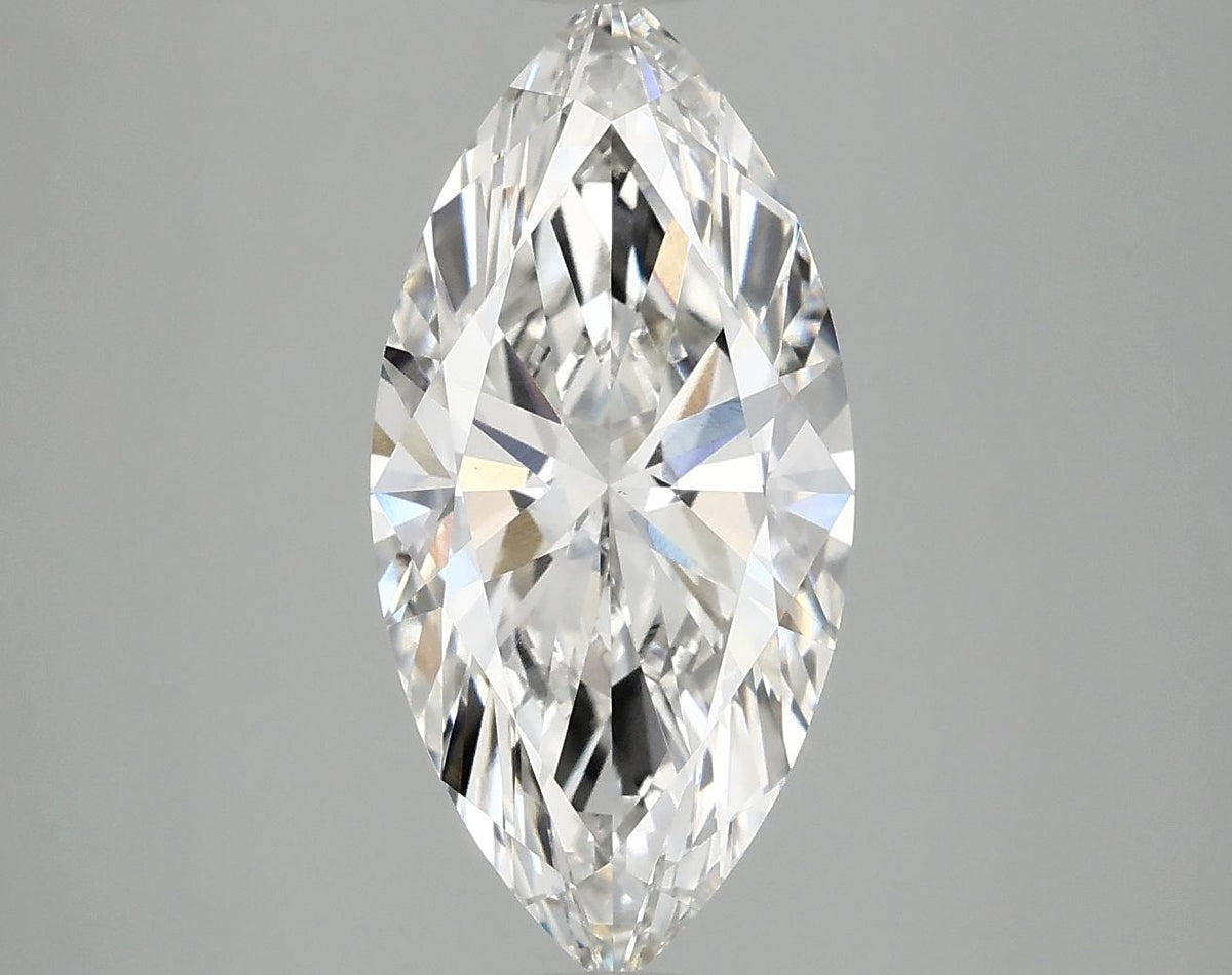 3.01 Carat Marquise Shaped Excellent Cut VVS2 IGI Certified Lab Grown Diamond