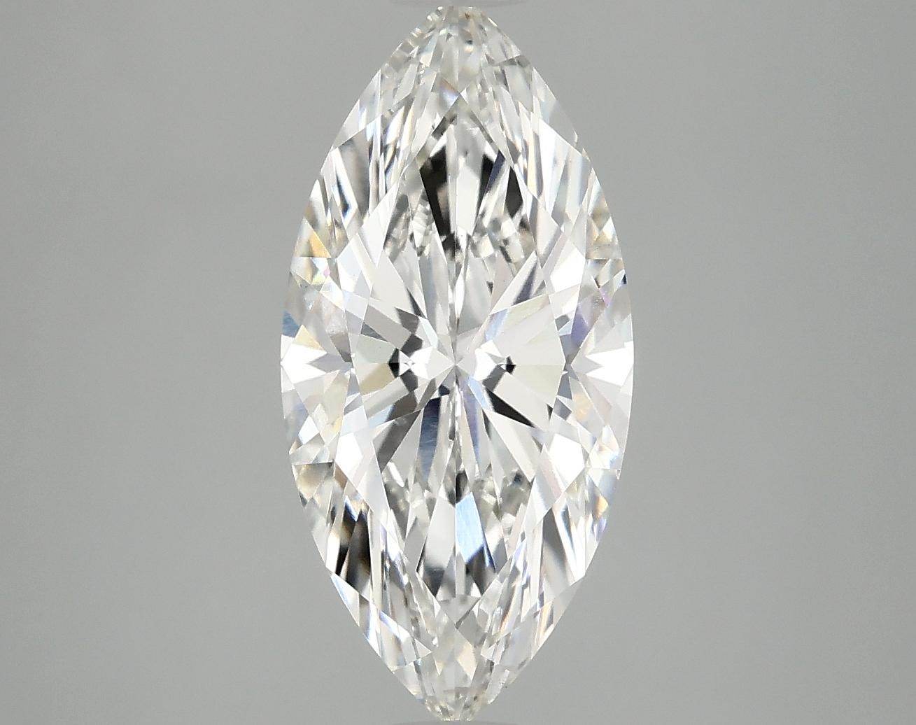 3.09 Carat Marquise Shaped Excellent Cut VS1 IGI Certified Lab Grown Diamond