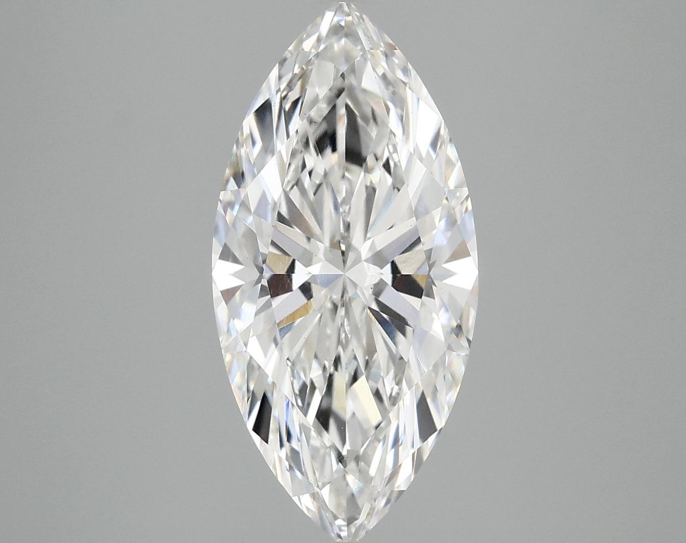 3.08 Carat Marquise Shaped Excellent Cut VS1 IGI Certified Lab Grown Diamond