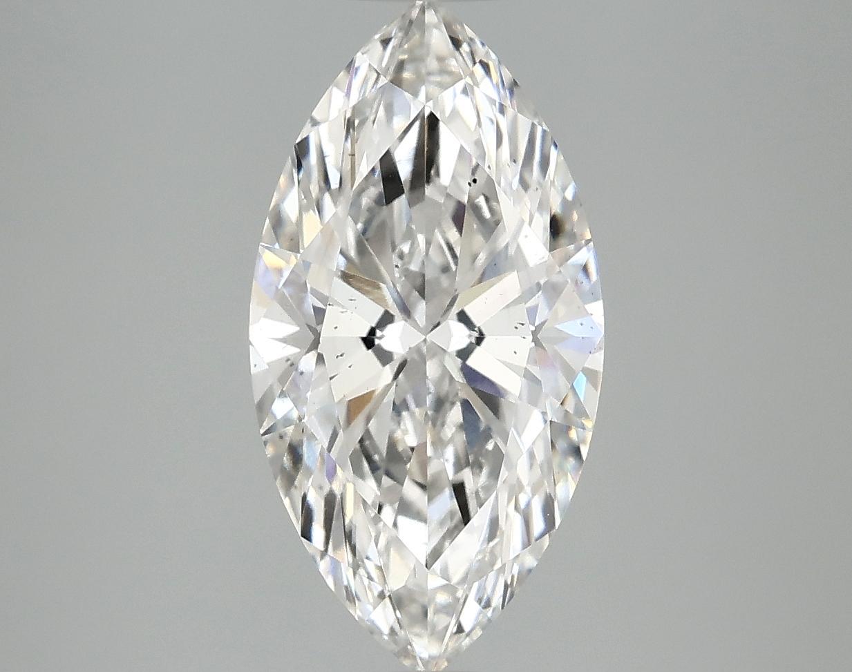 3.07 Carat Marquise Shaped Ideal Cut SI1 IGI Certified Lab Grown Diamond