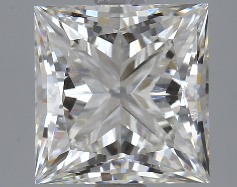 2.52 Carat Princess Shaped Ideal Cut VS1 IGI Certified Lab Grown Diamond