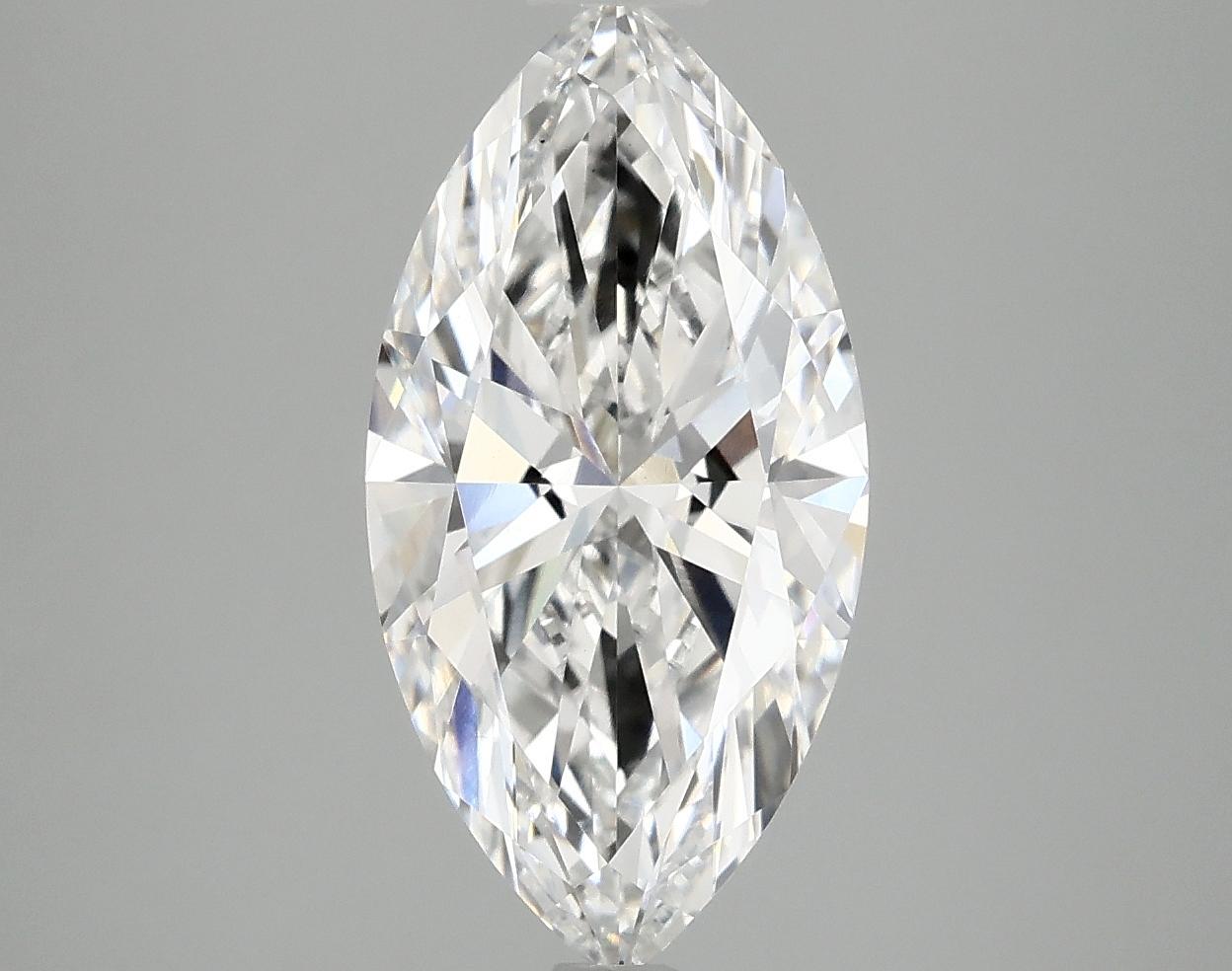 3.09 Carat Marquise Shaped Excellent Cut VS1 IGI Certified Lab Grown Diamond