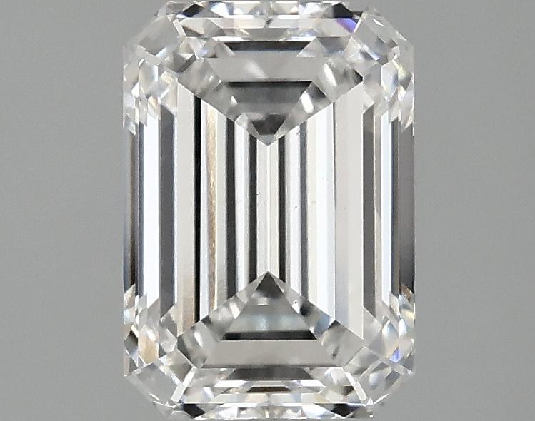 2.1 Carat Emerald Shaped Ideal Cut VS1 IGI Certified Lab Grown Diamond