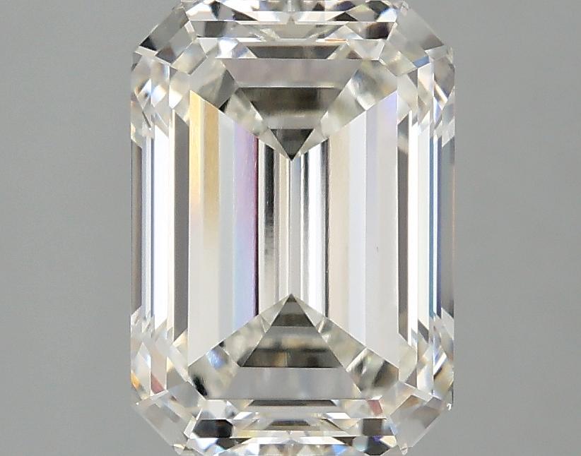 3.02 Carat Emerald Shaped Ideal Cut VVS2 IGI Certified Lab Grown Diamond