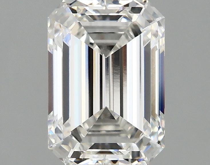2.1 Carat Emerald Shaped Ideal Cut VVS2 IGI Certified Lab Grown Diamond