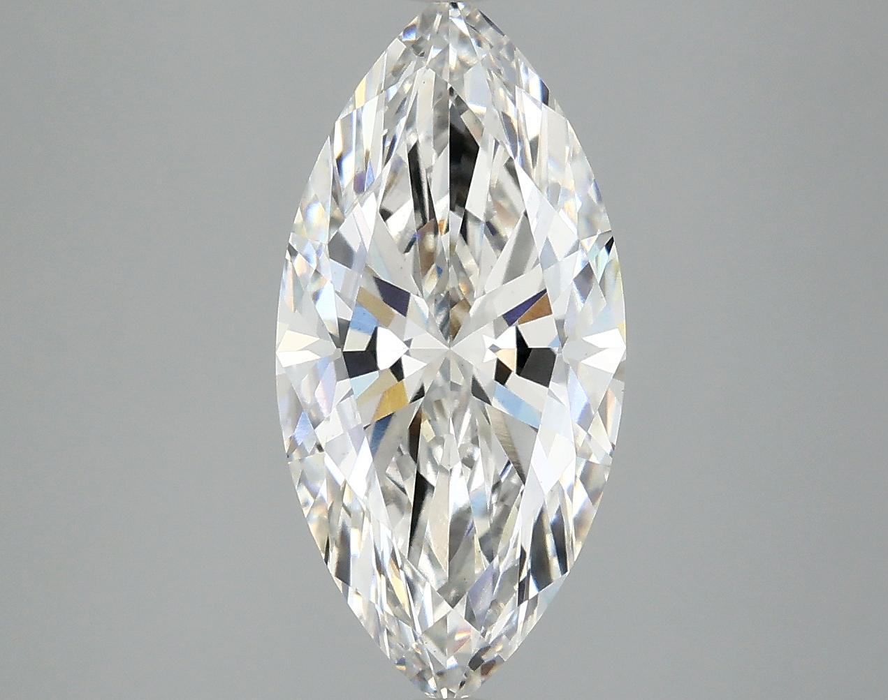 3.08 Carat Marquise Shaped Excellent Cut VS1 IGI Certified Lab Grown Diamond