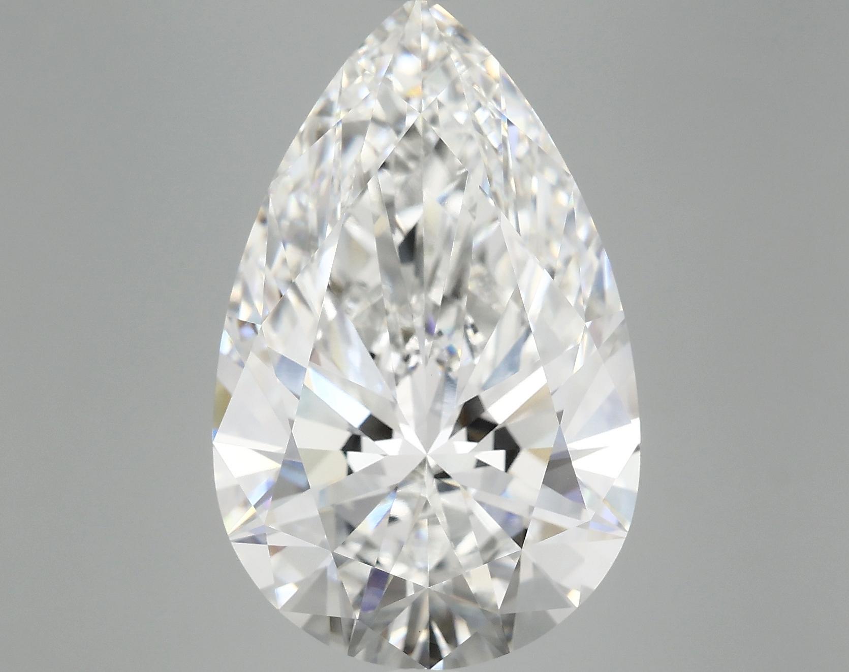 10.1 Carat Pear Shaped Ideal Cut VVS2 IGI Certified Lab Grown Diamond