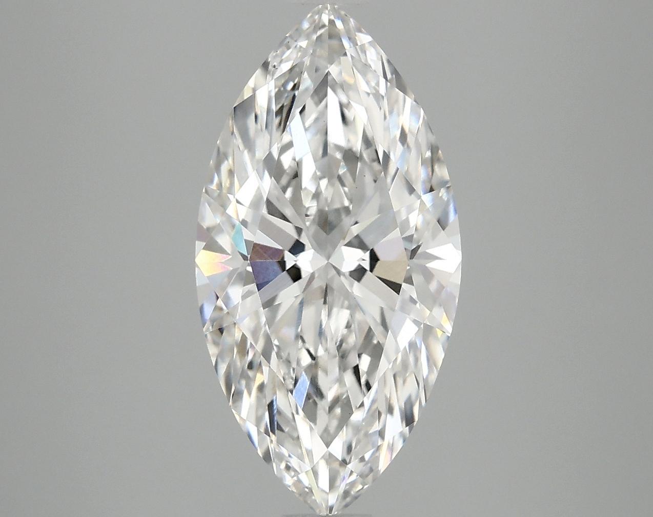3.05 Carat Marquise Shaped Ideal Cut VS1 IGI Certified Lab Grown Diamond
