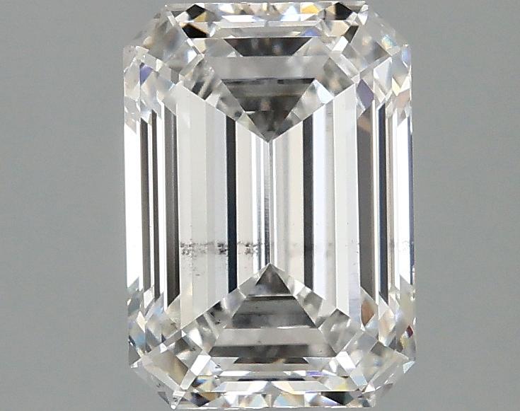 1.98 Carat Emerald Shaped Ideal Cut SI1 IGI Certified Lab Grown Diamond