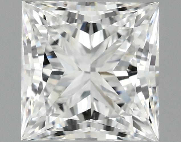 0.98 Carat Princess Shaped Ideal Cut VVS2 IGI Certified Lab Grown Diamond