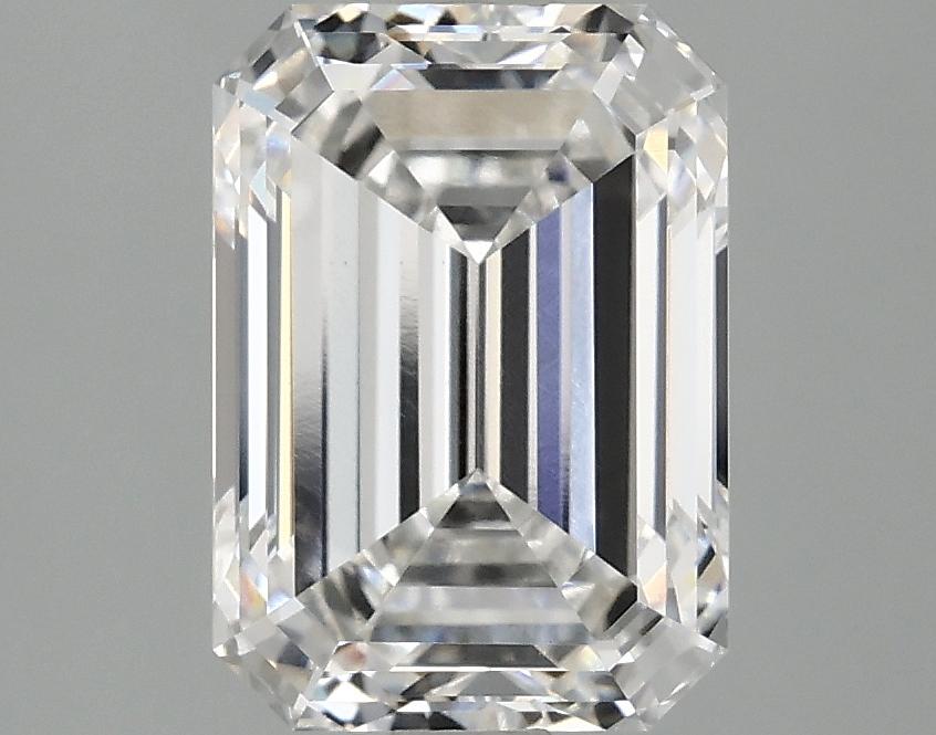 3.1 Carat Emerald Shaped Ideal Cut VVS2 IGI Certified Lab Grown Diamond
