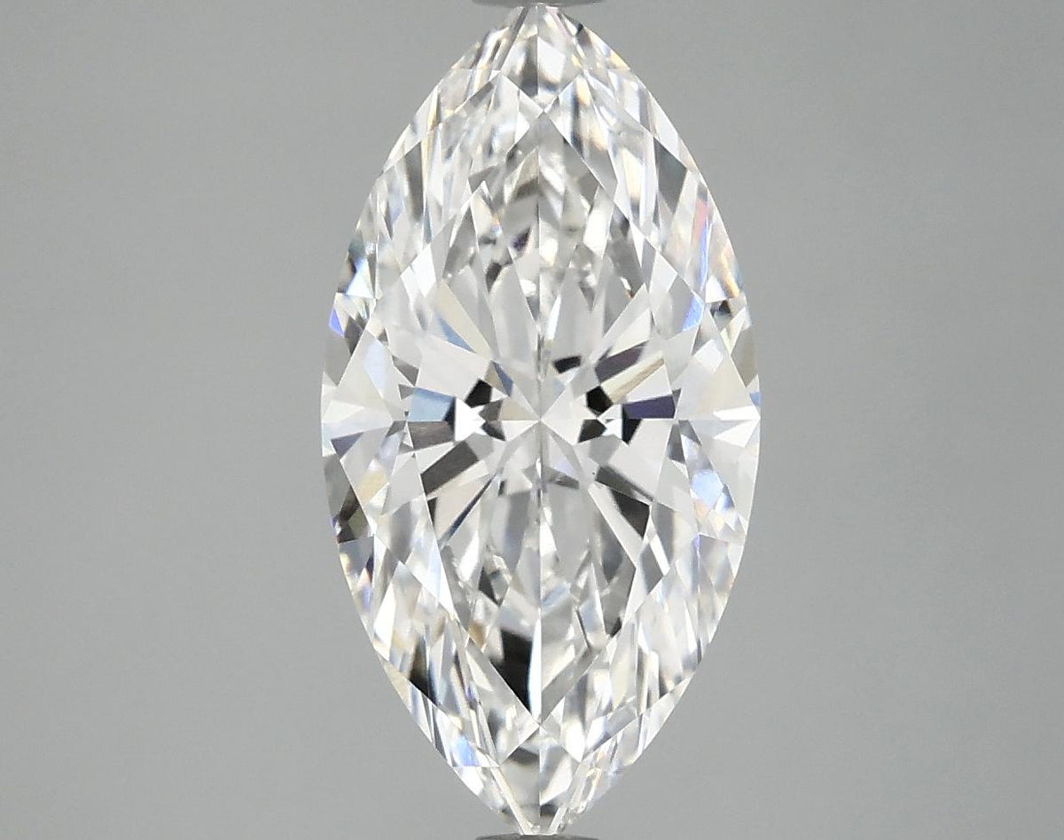 3.09 Carat Marquise Shaped Ideal Cut VVS2 IGI Certified Lab Grown Diamond