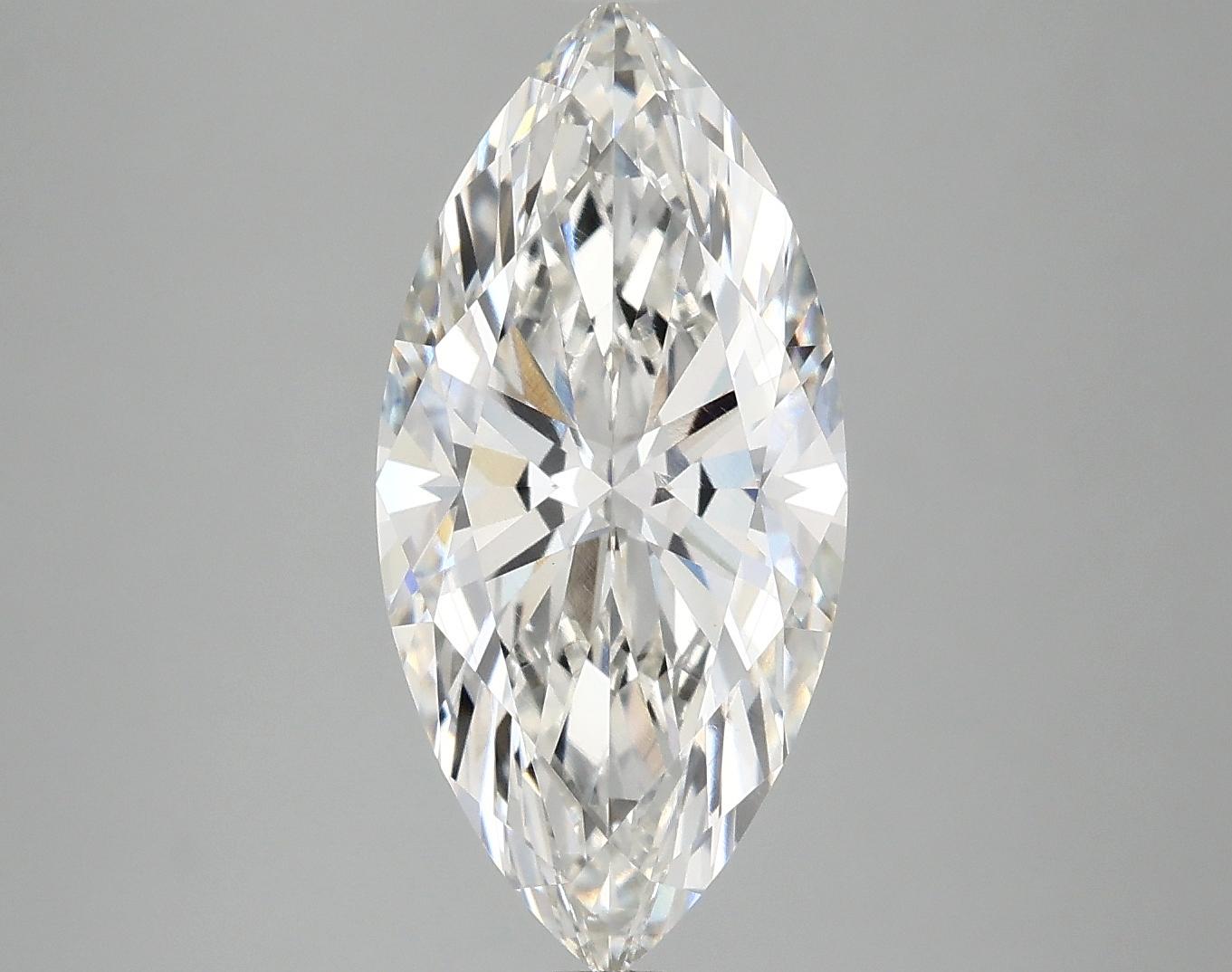 3.28 Carat Marquise Shaped Excellent Cut VS1 IGI Certified Lab Grown Diamond