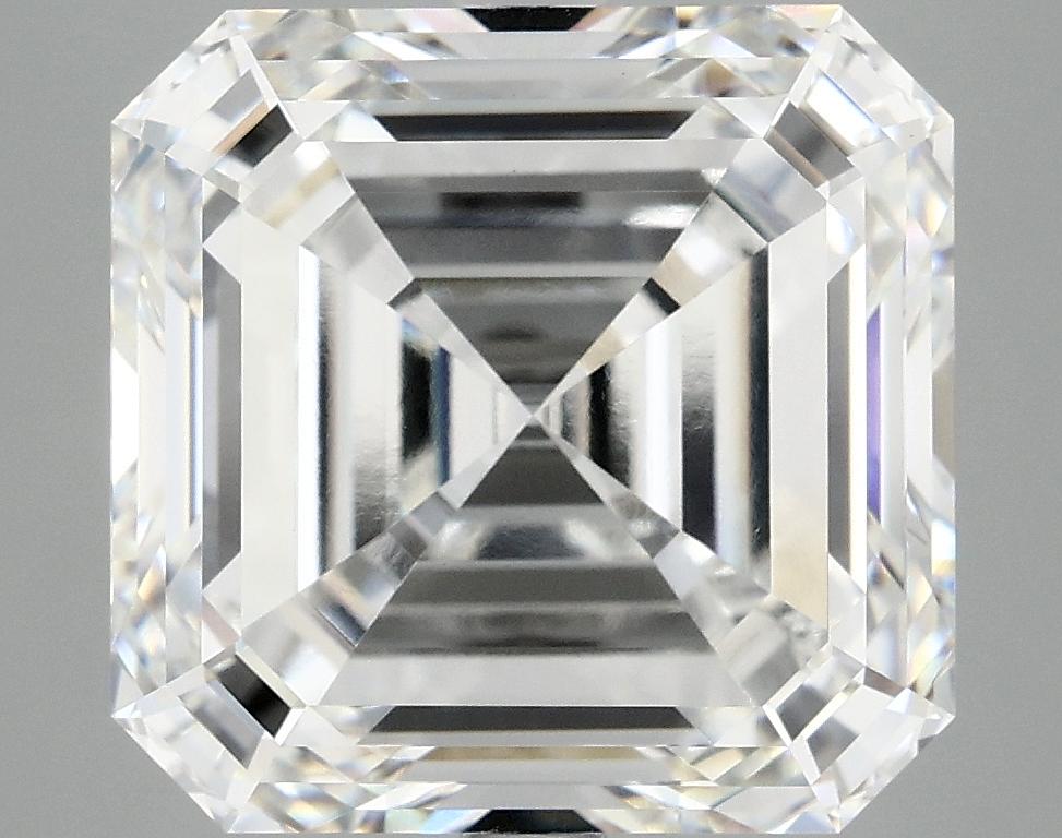 8.22 Carat Asscher Shaped Ideal Cut VVS2 IGI Certified Lab Grown Diamond
