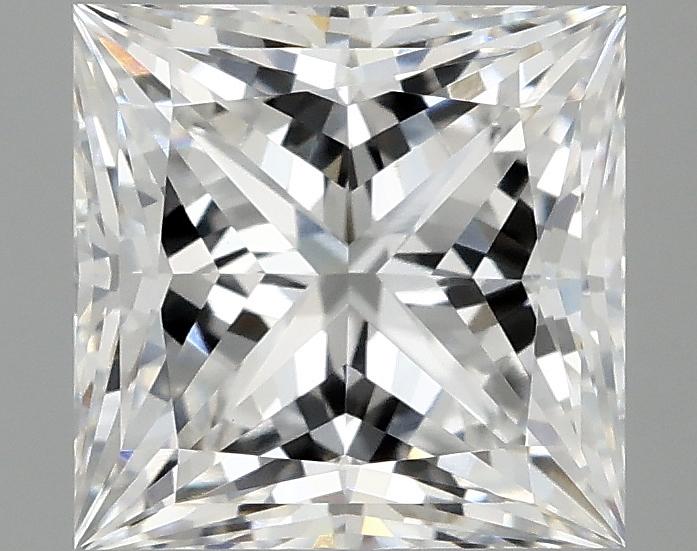 2.08 Carat Princess Shaped Ideal Cut VVS2 IGI Certified Lab Grown Diamond