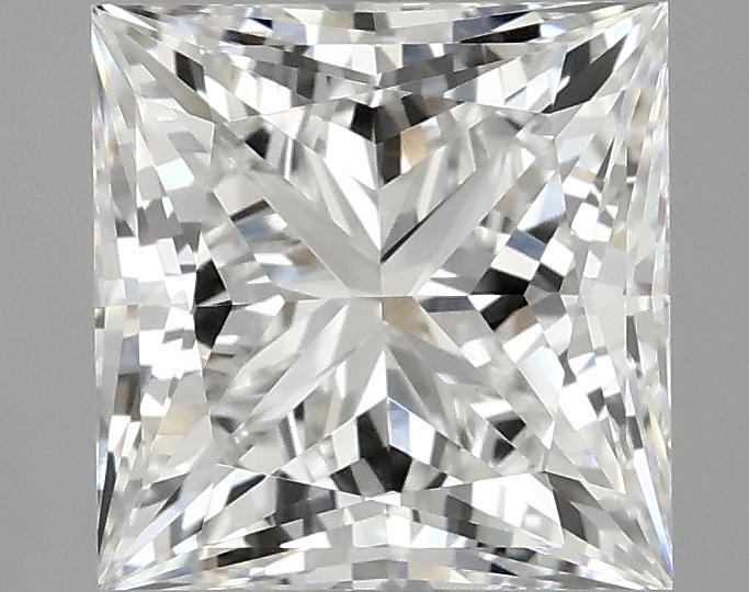 3.04 Carat Princess Shaped Ideal Cut VVS2 IGI Certified Lab Grown Diamond