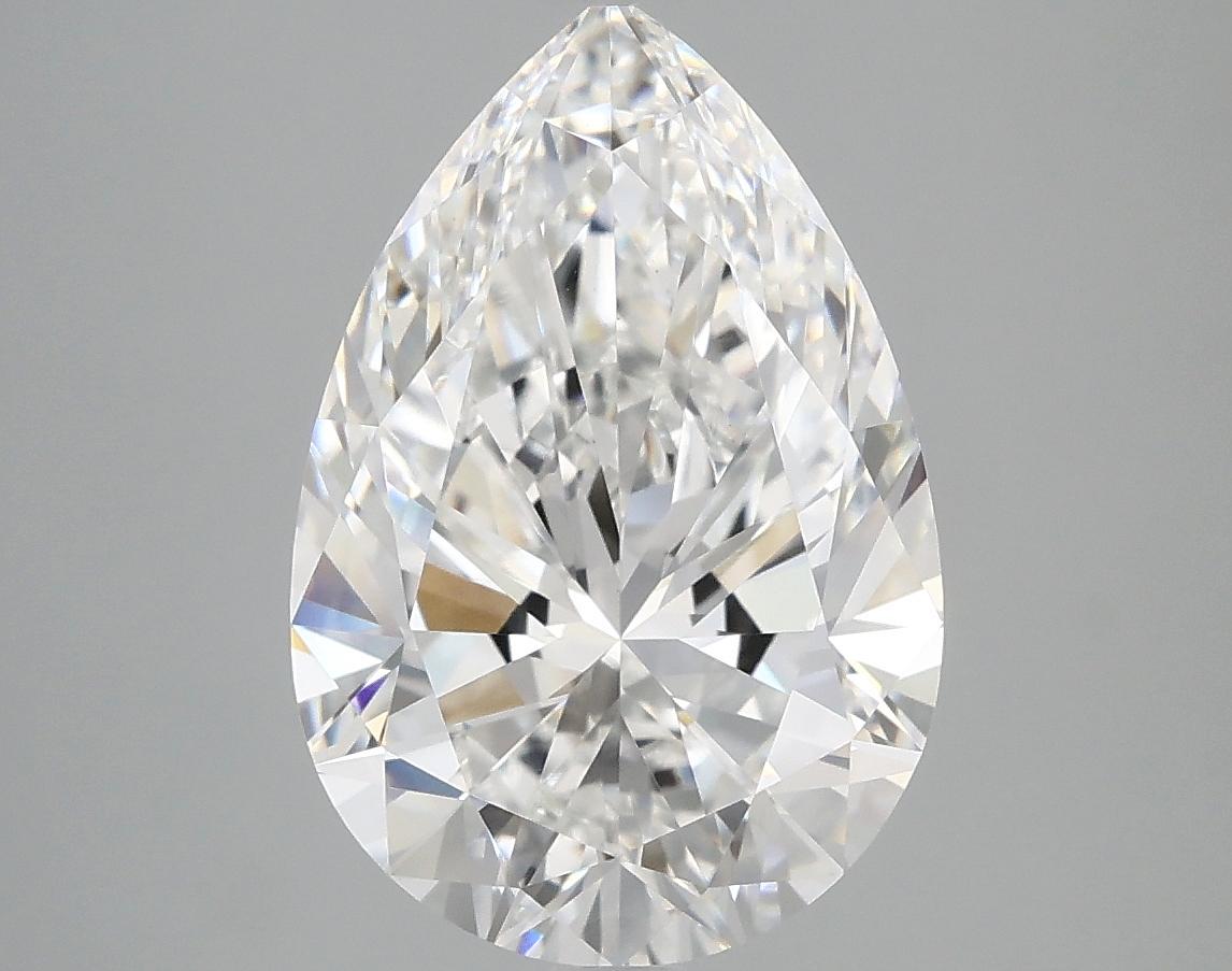 3.99 Carat Pear Shaped Excellent Cut VVS2 IGI Certified Lab Grown Diamond