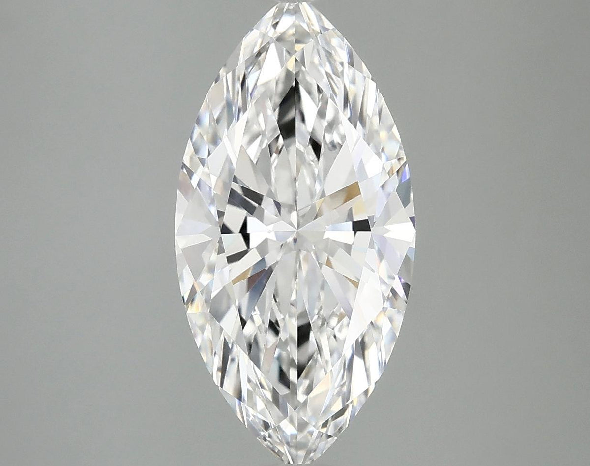3.01 Carat Marquise Shaped Ideal Cut VVS2 IGI Certified Lab Grown Diamond