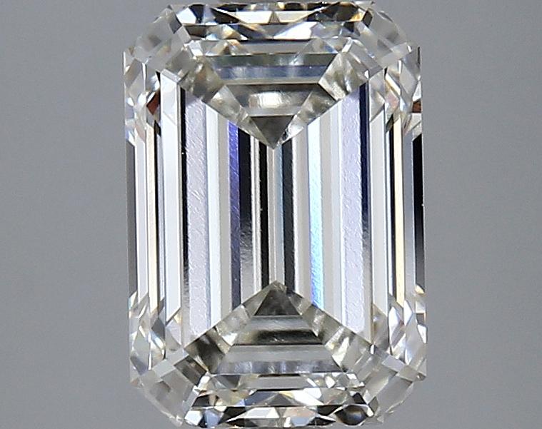 2.97 Carat Emerald Shaped Ideal Cut VVS2 IGI Certified Lab Grown Diamond