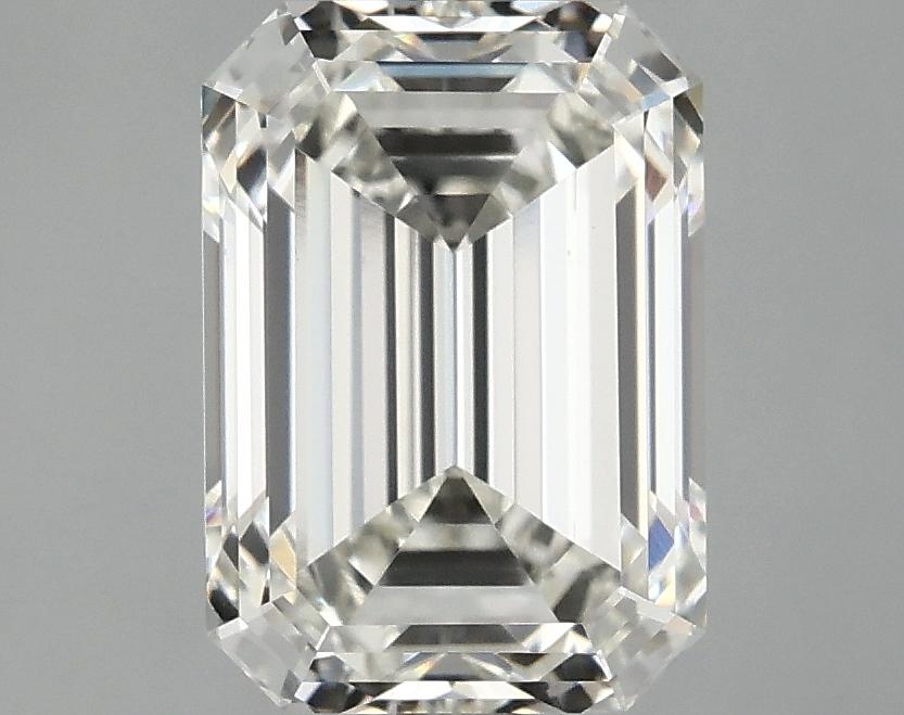3.1 Carat Emerald Shaped Ideal Cut VVS2 IGI Certified Lab Grown Diamond