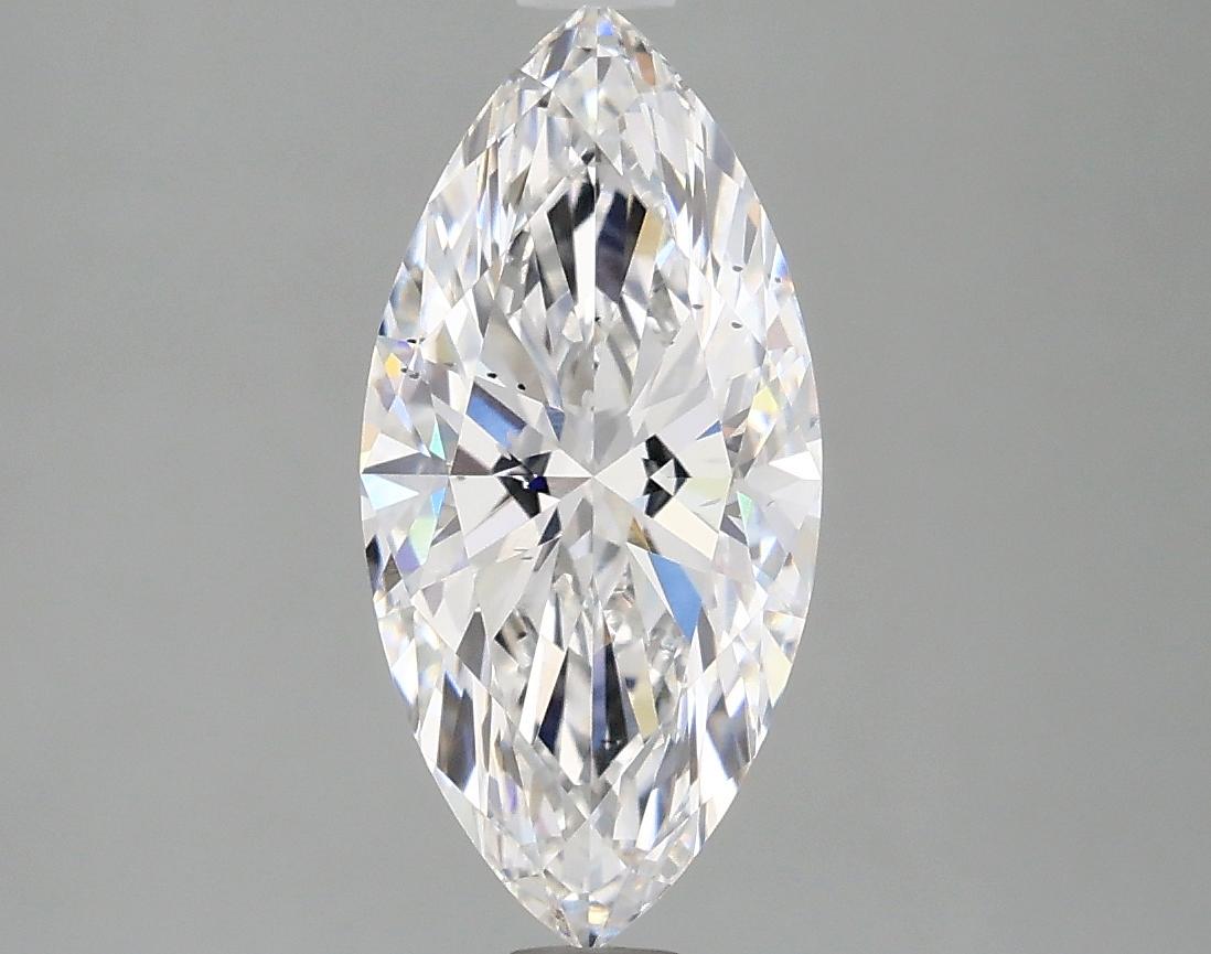 1.85 Carat Marquise Shaped Excellent Cut SI1 IGI Certified Lab Grown Diamond