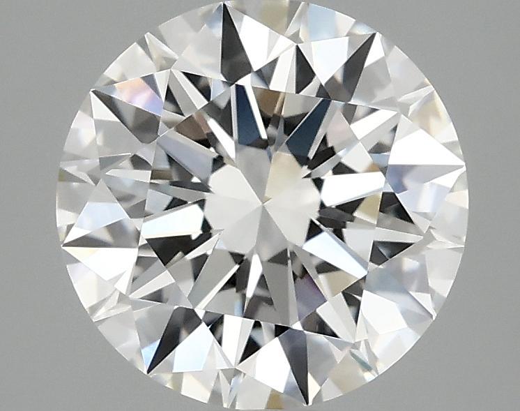 2.57 Carat Round Shaped Ideal Cut VVS2 IGI Certified Lab Grown Diamond