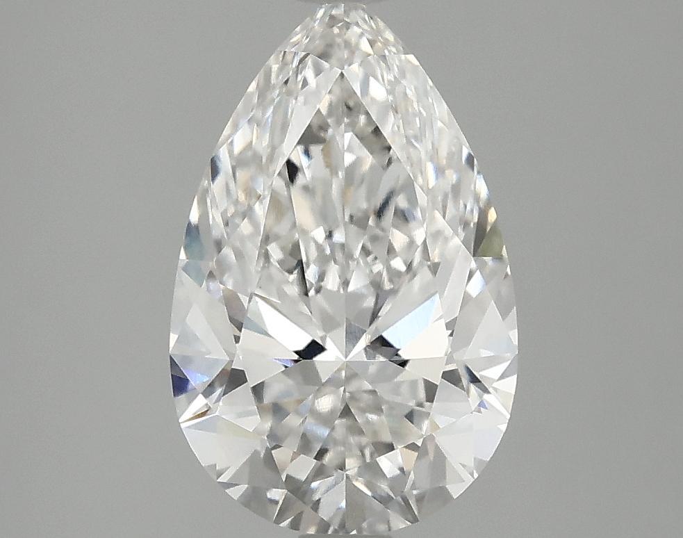 2.55 Carat Pear Shaped Ideal Cut VVS2 IGI Certified Lab Grown Diamond