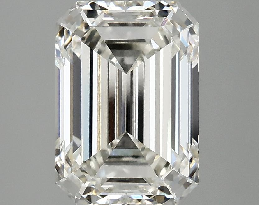 3.1 Carat Emerald Shaped Ideal Cut VVS2 IGI Certified Lab Grown Diamond