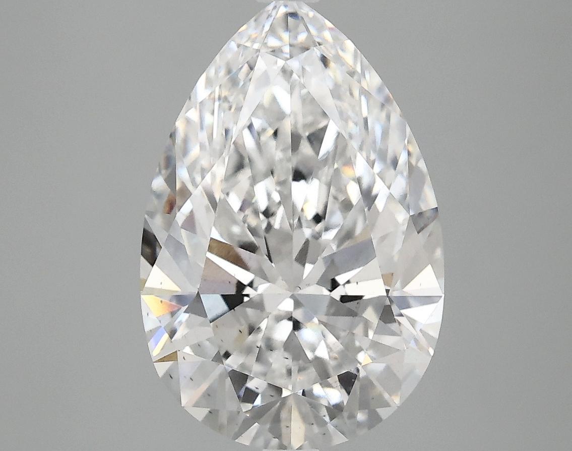 3.87 Carat Pear Shaped Excellent Cut SI1 IGI Certified Lab Grown Diamond