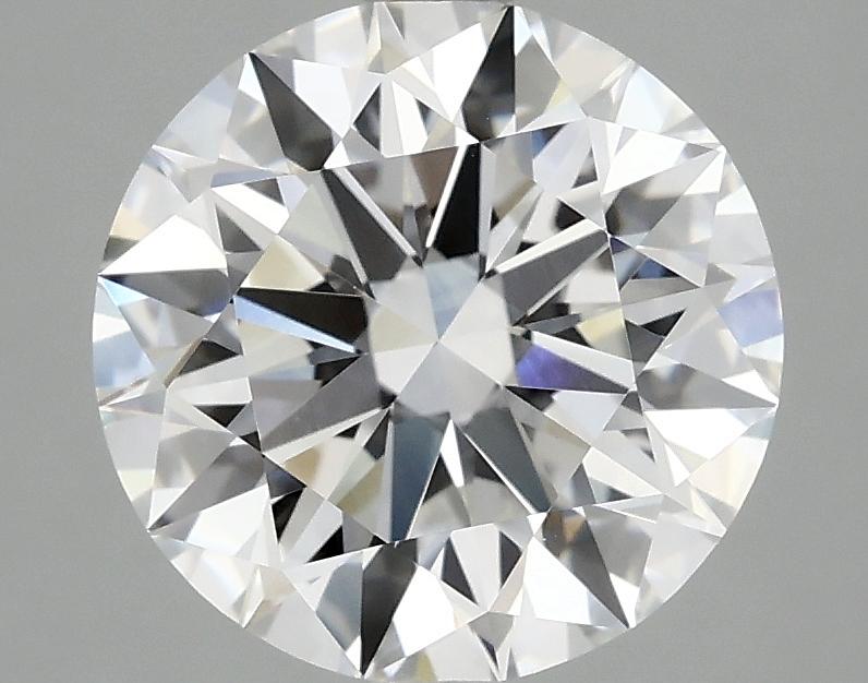 3.08 Carat Round Shaped Ideal Cut VVS2 IGI Certified Lab Grown Diamond