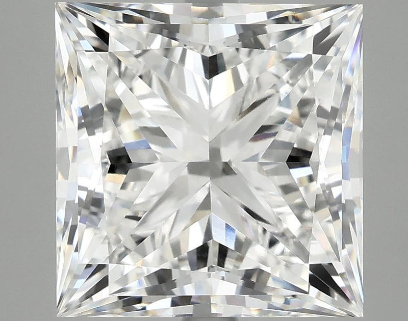 6.62 Carat Princess Shaped Ideal Cut VVS2 IGI Certified Lab Grown Diamond
